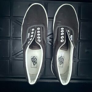 Vans Black Canvas Sneakers Mens Size 10